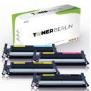 4er Set Rebuilt Toner kompatibel für Samsung C406 CLT-C406S CLT-K406S CLT-M406S CLT-Y406S K406 M406 Y406 Schwarz, Cyan, Magenta, Gelb